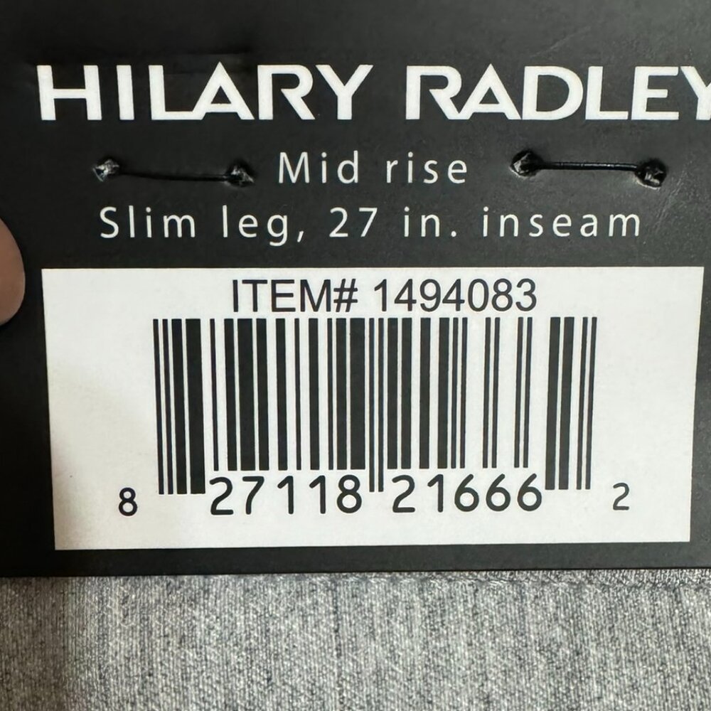 NWT  HILARY RADLEY LIGHT HEATHER GRAY w/TUMMY CONTROL PANTS  2X   #X - Picture 7 of 7